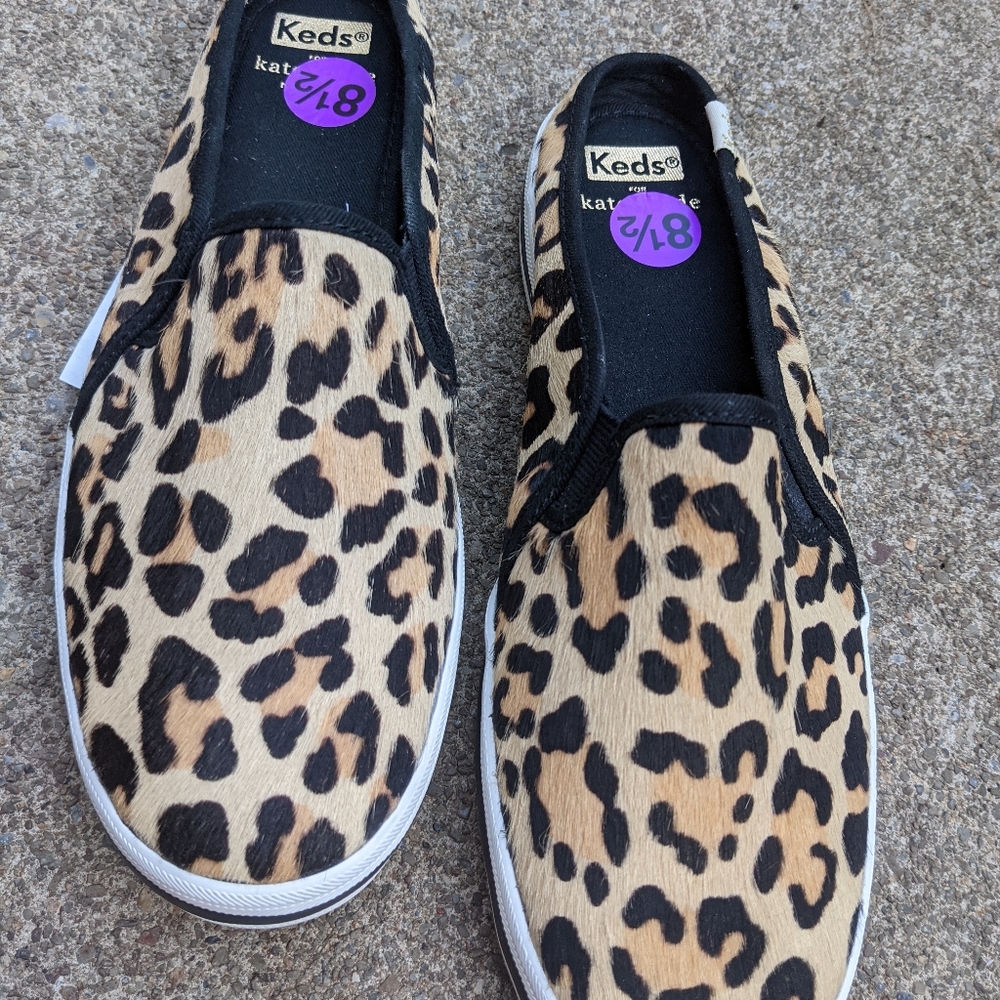 Keds for Kate Spade Real Calf Fur Sneakers 8.5